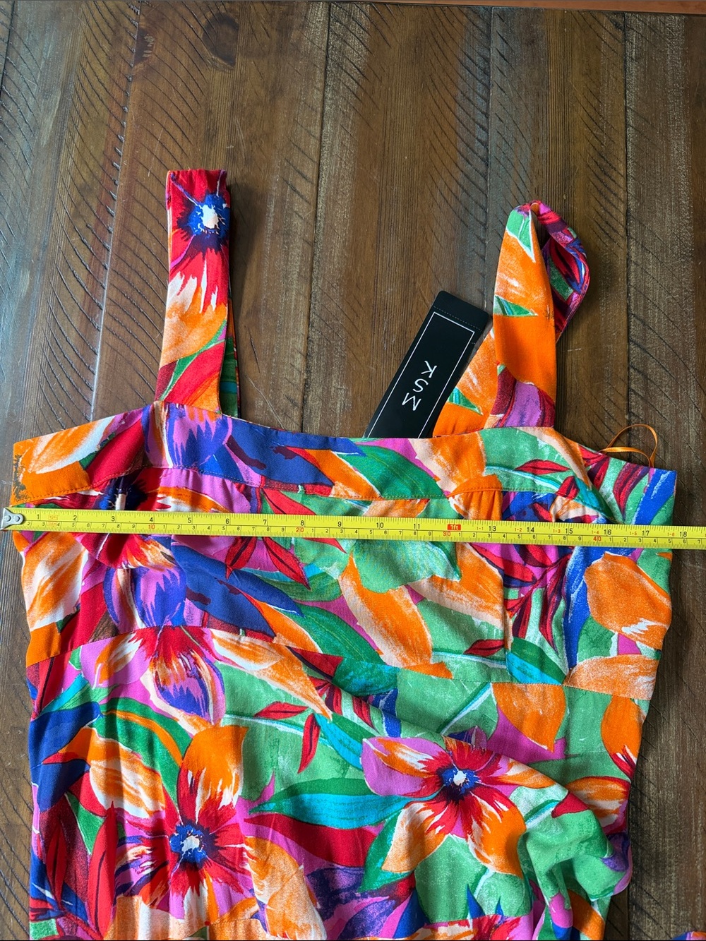 Women’s MSK Tropical Print Maxi Dress Sleeveless New Large NWT - Picture 6 of 9